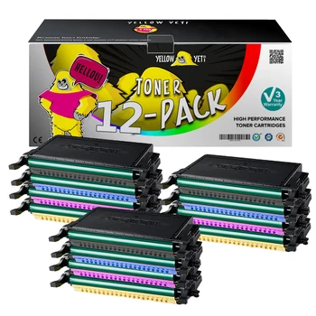 

12pcs Compatible 610 CLP-610ND Toner Cartridge for Samsung CLP-660N CLP-660ND CLX6240FX CLX6200ND CLX6200FX CLX6210FX Printer