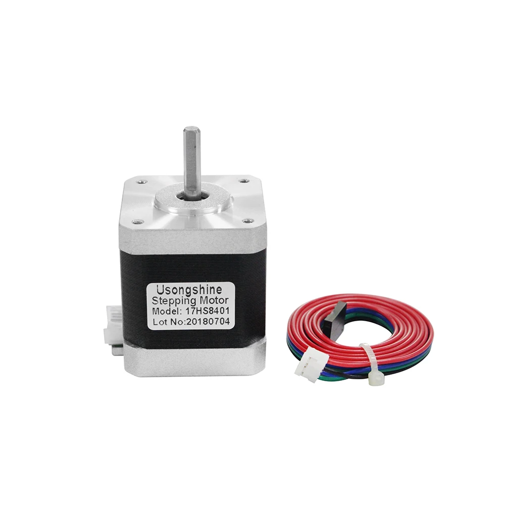 Usongshine 5 шт./лот 4 свинец 17HS8401 мотор Nema17 шаговый двигатель с проводами 42 1.8A CE Рош ЧПУ