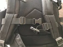 Mochila ajustable con correa para el pecho, cinturón resistente para senderismo y trotar, antideslizante