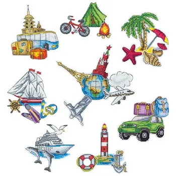 

Set for embroidery "Panna" ig-7035 "around the world"