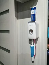 Toothpaste-Dispenser Bathroom Wall-Mounted Automatic LEDFRE with Dust-Proof LF71006
