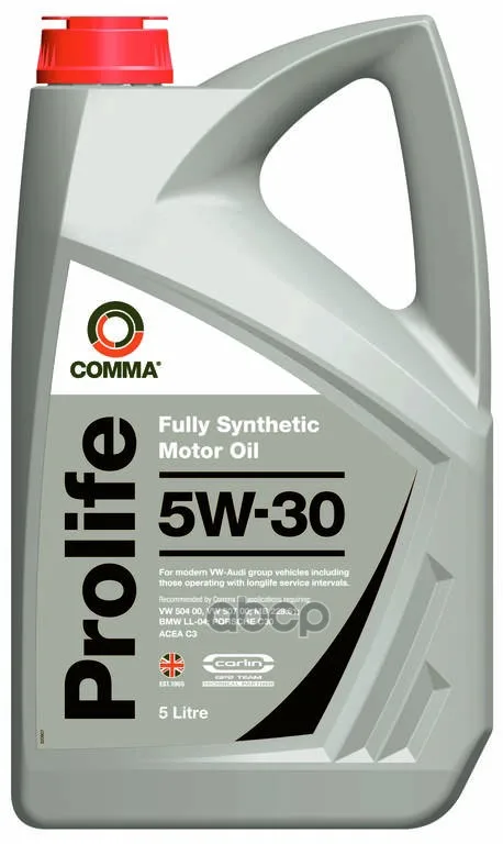 COMMA Масло Моторное 5w30 Comma 5л Синтетика Prolife Comma Pro5l