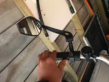 EasyDo-espejo retrovisor Reflector para manillar de bicicleta, HD, ángulos ajustables de amplio alcance