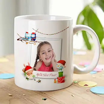 

Personalized White Mug Cup (Christmas Theme-6)