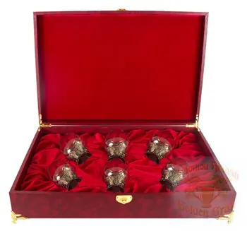 

Gift with engraving art products, souvenirs and gifts of brass glasses for cognac 050402018,