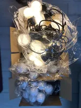 Bulb-String-Lights Globe Garland Cafe-Decoration Christmas Holiday IP65 Outdoor Waterproof