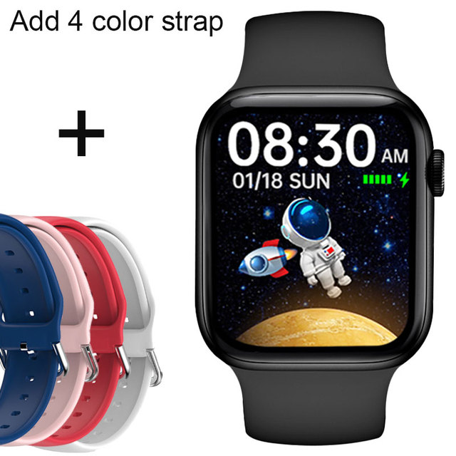 Smart Watch Men Women Smartwatch Wireless Charging Dial Calls DIY Face Heart Rate Body Temperature Monitor Fitness Bracelet