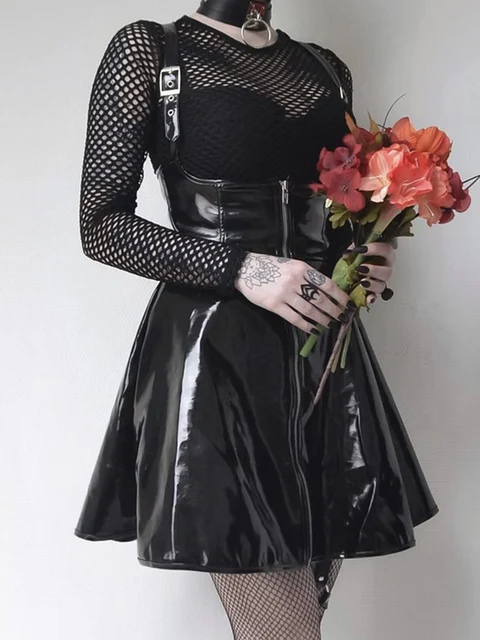 Gothic Leather Dress 2
