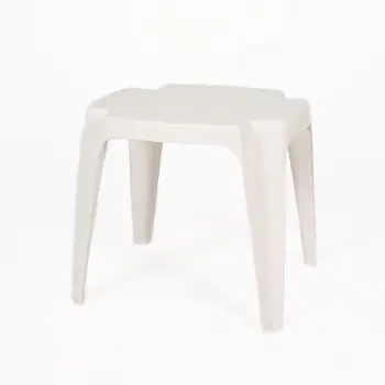 

Solid small resin Table Blanca