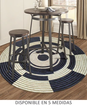 

VILBER African Prints. Vinyl carpet. Round. RIFF box COLOR 05