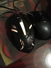 S1 USB Wired Gaming Mouse 7 Colors LED Backlight Ergonomics Gamer Mouse Flank Cable Optical