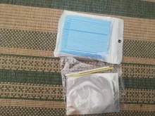 Extensiones de pestañas Micro desechables, duraderas, aplicadores individuales de belleza, herramientas para quitar pestañas, 50/100 unids/bolsa