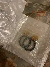 Pendientes de acetato acrílico con Clip para mujer, aretes bohemios grandes, Clips circulares de lujo para las orejas, accesorios de joyería, 2019