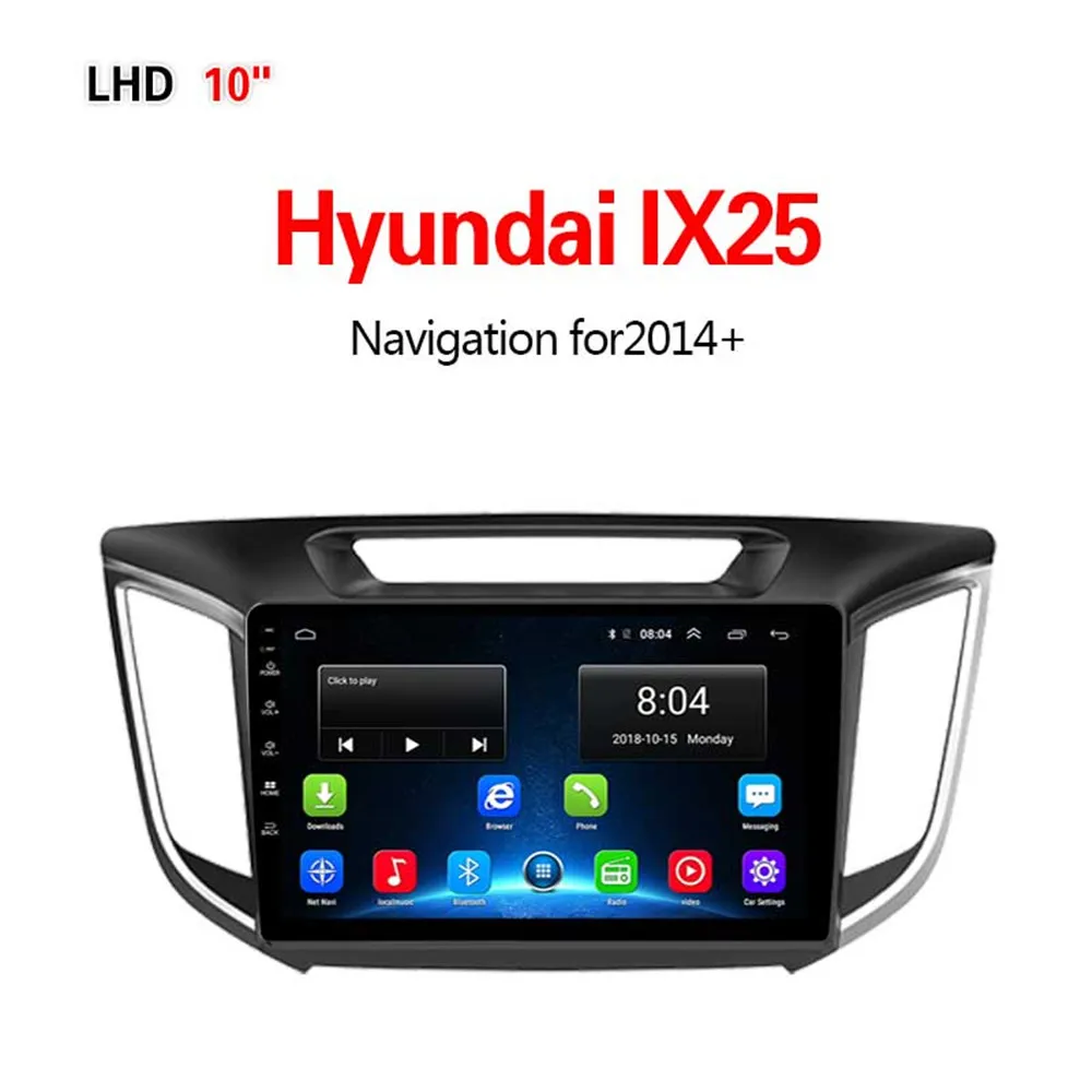 Lionet gps навигация для автомобиля hyundai IX25+ 10,1 дюймов LH2001Y - Размер экрана, дюймов: 4G 2G32G