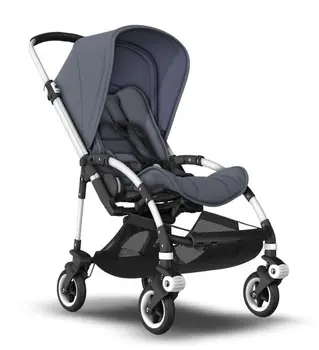 

Bugaboo stroller walking bee5 Alu color. Steel blue/steel blue