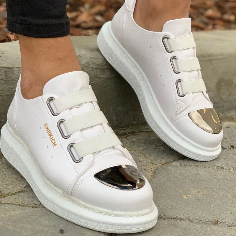 Chekich Zapatillas deportivas de cuero de moda Unisex, calzado deportivo  transpirable, cómodo, Flexible, ortopédico, color rojo claro|Zapatos  informales de hombre| - AliExpress