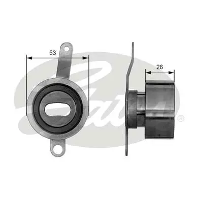 Ролик ремня ГРМ HONDA CIVIC/HR V 1.3 1.6 91 01/ROVER GATES T4102|Маховики эластичные муфты и запчасти| |