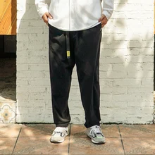 Мужские уличные модные хип-хоп повседневные брюки-карго с эластичной талией, женские мужские свободные шаровары, штаны для бега 8830W