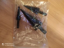3 unids/set 4-32MM HSS cobalto paso Broca escalonada de nitrógeno de alta velocidad de acero en espiral por Cono de Metal vástago triangular agujero