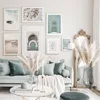 Seashell Mint Green Poster Canvas