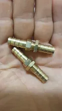 Hose Barb Coupler-Connector-Adapter Pipe-Fitting 16mm Bulkhead Brass Copper 12-14 10