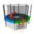 Trampoline Unix line Classic 8 ft (внутри), trampoline Street с внутренней защитной сеткой