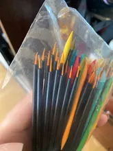 OKAYLASH 50 unids/lote mango negro Gel reutilizables de arte clavo cepillos pintura bolígrafo belleza maquillaje herramientas