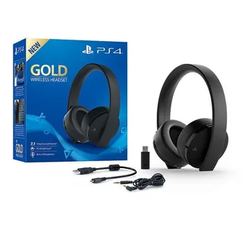 

Sony gold - 7.1 virtual wireless headset-includes 3.5mm connector-2 noise canceling microphones-optimized