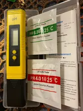 Bolígrafo LCD digital medidor del pH cuya precisión es 0,1, calibrador automático para agua, vino, orina, piscina y acuario
