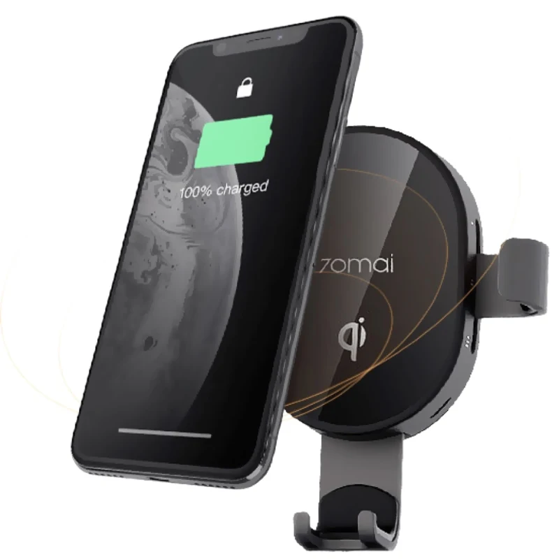 Автодержатель с беcпроводной зарядкой Xiaomi 70mai Wireless Car Charge Mount|Подставки и