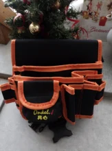Bolsa multifuncional para herramientas de electricista, bolsa para cintura, soporte para almacenamiento de cinturón, Kits de herramientas de jardín, paquetes de cintura, tela Oxford