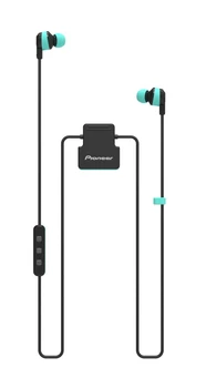 

Pioneer ClipWear Active Headphones Within Black ear, mint Color