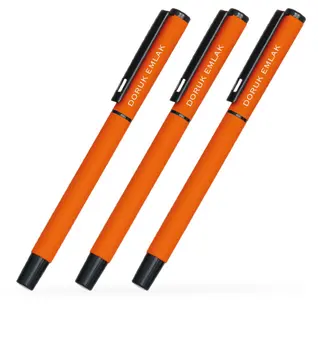 

Personalized Orange Metal Ballpoint Pen (100 Pcs) Model 40