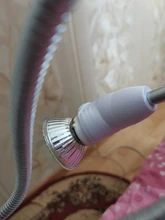 Light-Socket Base Desk-Lamp-Holder Gooseneck Clip-On-Cable Us-Plug On-Off-Switch Flexible