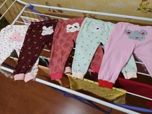 Baby Leggings Pants Newborn Toddler Clothing Infant Cartoon Autumn Print Cotton Random-Color