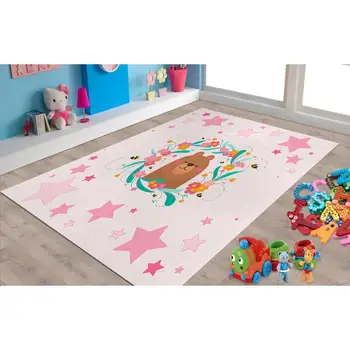 

Little Teddy Bear Patterned Carpet ,Non Slip Floor Carpet,Teen's Carpet,Turkish Rug