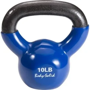 Гиря Body Solid 4 5 кг (10lb) обрезиненная синяя KBV(KVC)10 | Спорт и развлечения