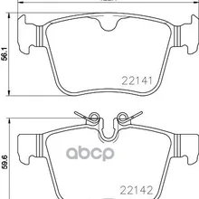 Колодки Тормозные Land Rover Discovery 14-/Evoque 11-/Volvo Xc90 Ii 14- Задние Brembo P86029 Brembo арт. P86029