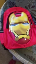 Mochila 3D de iron Man para estudiantes, mochilas adolescentes de alta capacidad con dibujos animados, impermeable, de viaje