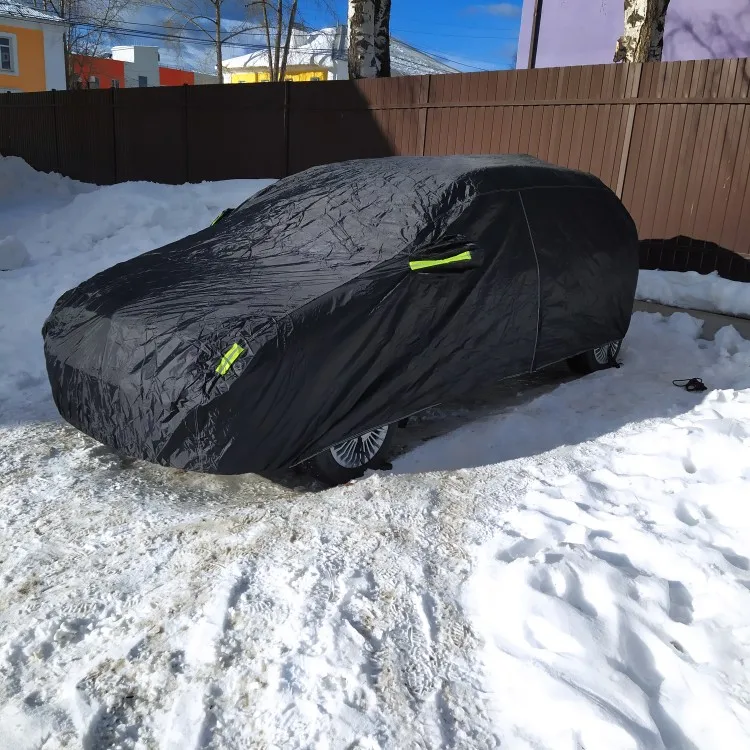 190T Universal Car Covers Indoor Outdoor Full Auot Cover Sun UV Snow Dust Resistant Protection Cover Fit Suv Sedan Hatchback photo review