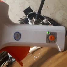 Pistola de pegamento de fusión en caliente, Pistola de Pegamento Caliente de temperatura constante ajustable, barras de pegamento de 11mm de diámetro, herramientas de reparación de manualidad casera de 110W