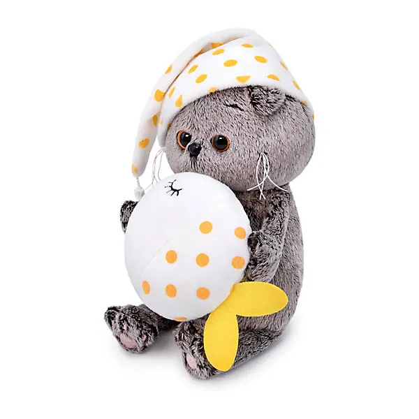 Мягкая игрушка Budi Basa Басик BABY с подушкой- рыбкой, 20 см