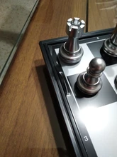 Ajedrez Medieval conjuntos con magnético tablero de ajedrez de oro plata piezas de ajedrez juegos figura