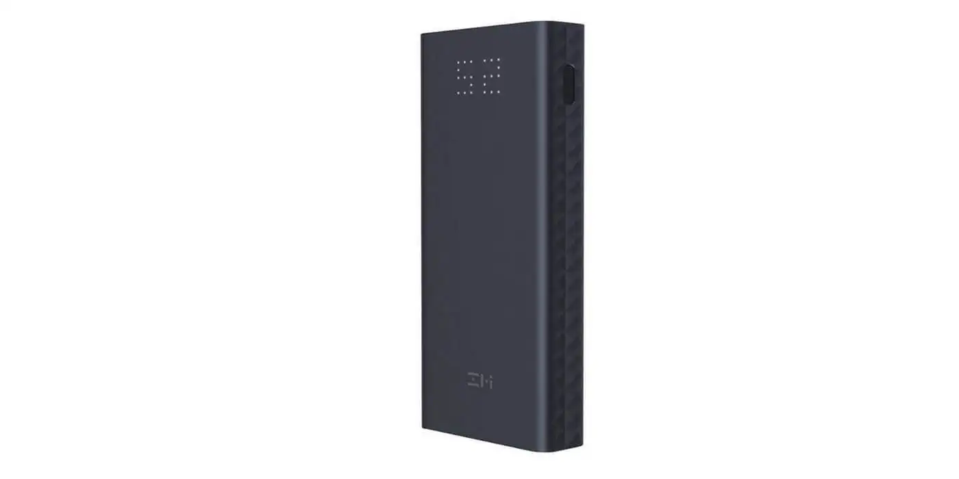 Внешний аккумулятор XIAOMI ZMI Power Bank 20000mAh 2 way fast charging digital display (27W) (черный)|Зарядные