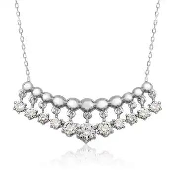 

KUTAYDAN 925 Sterling Silver Water Ways Women 'S Necklace