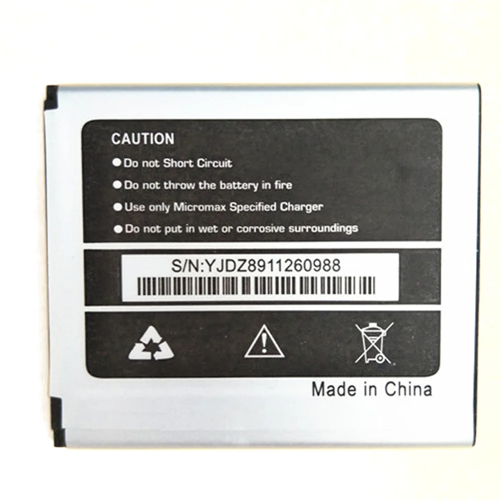 5 шт./лот аккумулятор для micromax s9111 A92 A106 A114 A115 A116 A117 A210 S9101 Q340 Q338 телефона 2000 мач |