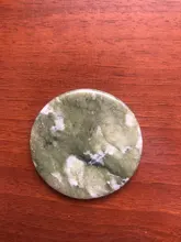 Soporte de piedra de Jade de cristal rosa, herramienta de injerto, pegamento para pestañas, paleta adhesiva para extensión de pestañas, maquillaje