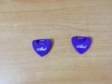 Guitarra elegir titular de plástico carcasa de plectro con adhesivo de la guitarra cajas de almacenamiento para 1-3 piezas selecciones de guitarra
