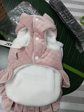 Warm Pet Dog Dress Vest Jacket For Dogs Cats Winter Chihuahua Yorkies Clothes Maltese