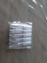 5 unids/pack 2ML 3ML 5ML 10ML negro claro Perfume Mini botella de vidrio botella de vacío botella de cosméticos muestra tubo de ensayo de vidrio delgado frascos